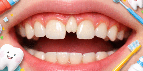 Extra teeth in children (hyperdontia) affecting front tooth alignment